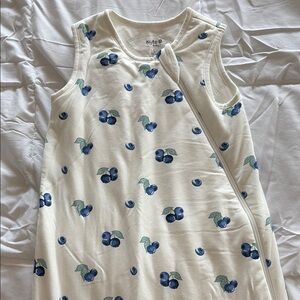 Kyte BABY Cream Sleep Sack with Blueberry Design
